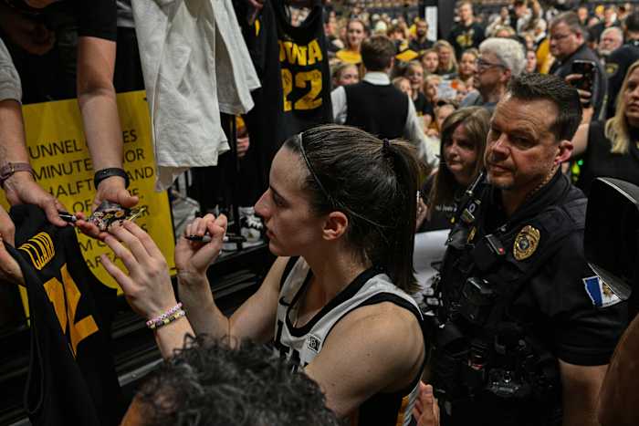 Caitlin Clark's stardom has made her a natural for endorsement deals. (USA Today photo)